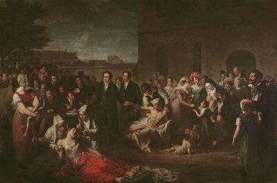 Jean-Louis Alibert Treating Typhoid Patients at the Hopital Saint-Louis by French School